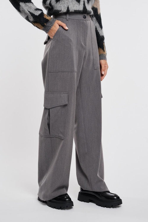 Pantalone cargo Dixie in poly viscosa - 2