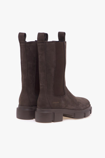 Chelsea boot in nabuck con gambale alto - 3