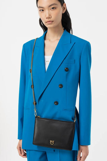 Tracolla classic flat love bag simply in pelle - 6