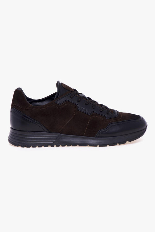 Sneaker in suede e nappa - 1