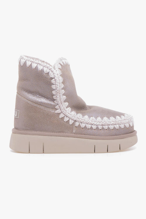 Stivaletto Eskimo 18 Bounce in pelle cracked laminata