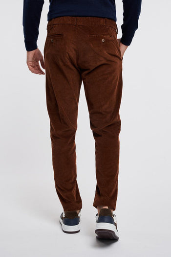 Pantalone chino in velluto costa fine - 5