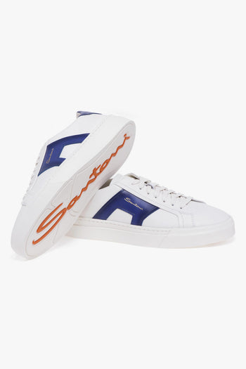 Sneaker Double Buckle in pelle - 4