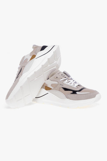 Sneaker Fuga in camoscio e tessuto - 4