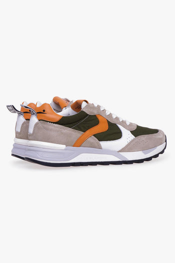 Sneaker "Magg" in camoscio e nylon - 3