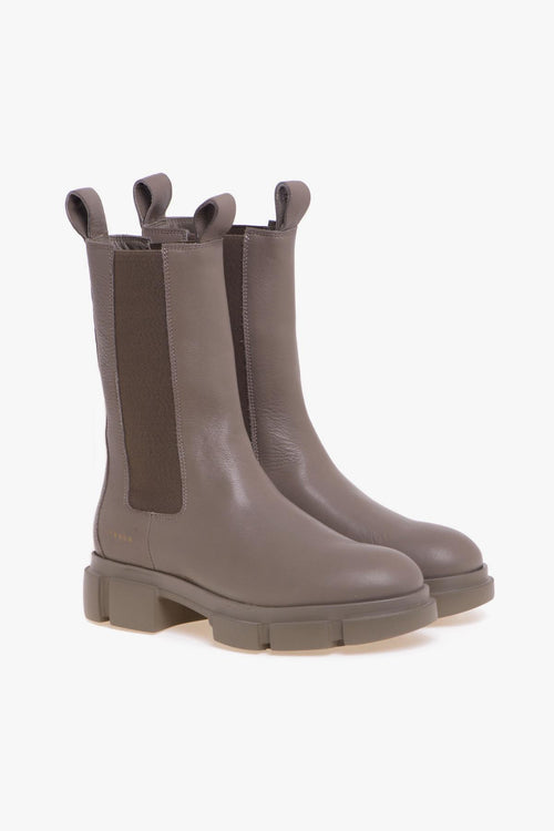 Chelsea boot in pelle con gambale alto - 2