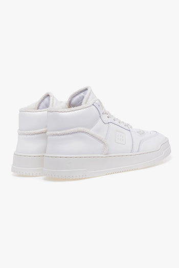 Sneaker basket alta in pelle - 3