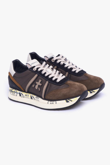 Sneaker Conny in camoscio e tessuto - 2