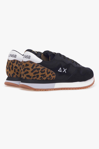 Sneaker Stargirl Animal in camoscio e tessuto con inserto in cavallino - 3