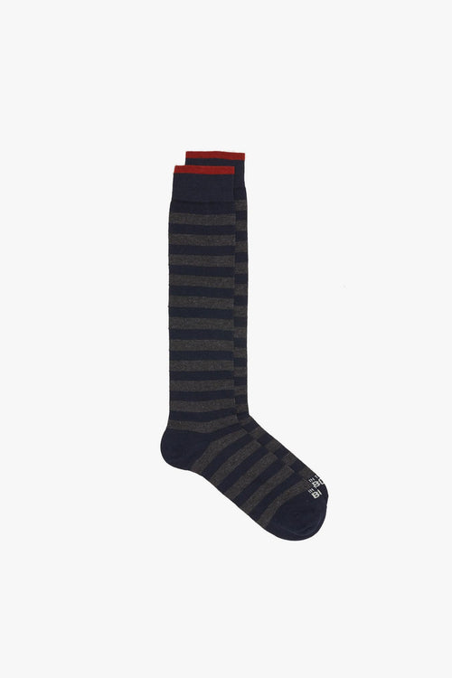 Calze lunghe con motivo Stripe Rugby New