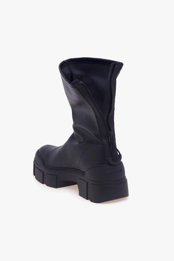 Tronchetto Vic Matiè in ecopelle stretch con zip - 4