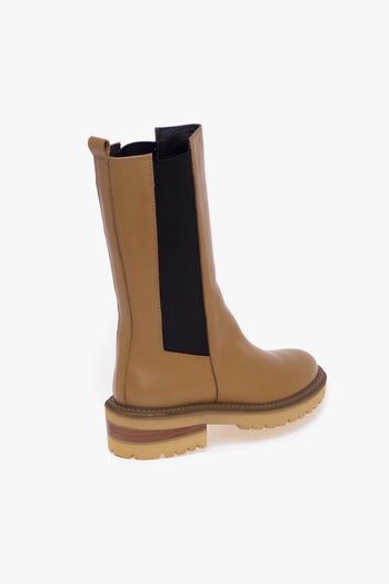 Chelsea boot in pelle con gambale a 3/4 - 4