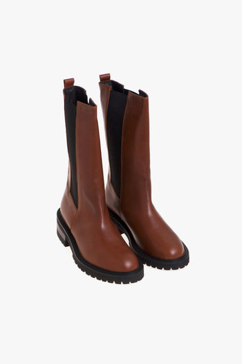 Chelsea boot in pelle con gambale a 3/4 - 5