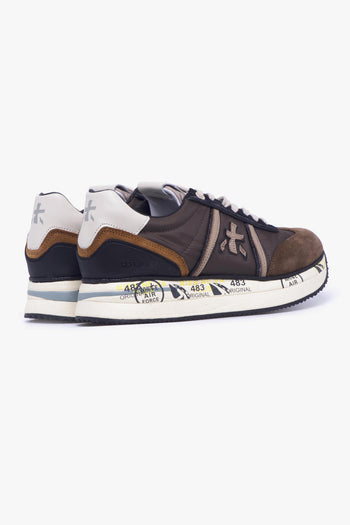 Sneaker Conny in camoscio e tessuto - 3