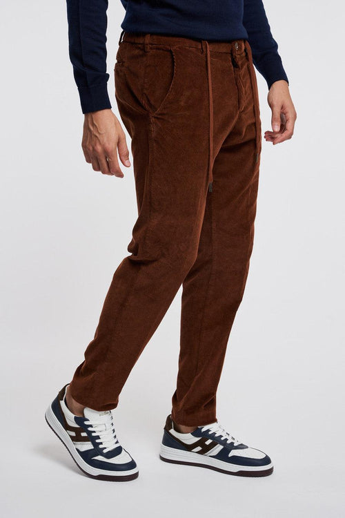 Pantalone chino in velluto costa fine - 2