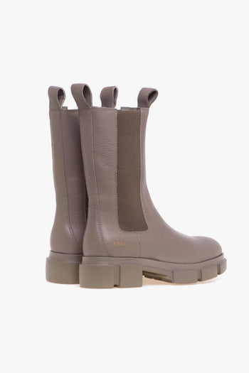 Chelsea boot in pelle con gambale alto - 3