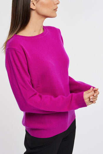 Maglia girocollo in lana - 4