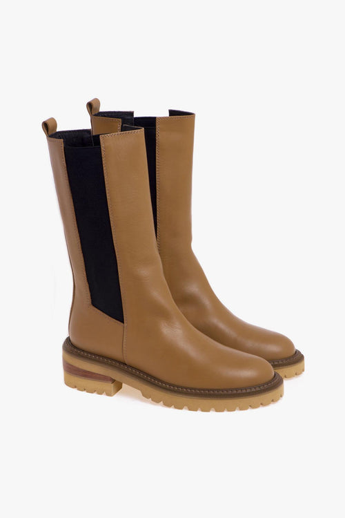 Chelsea boot in pelle con gambale a 3/4 - 2