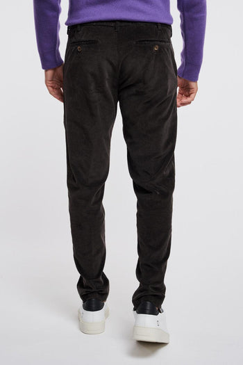 Pantalone chino in velluto costa fine - 5