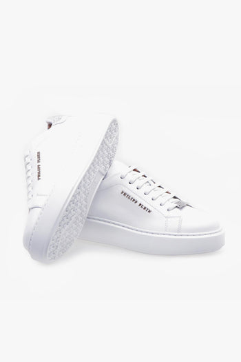 Lo-Top Sneakers leather con strass - 4