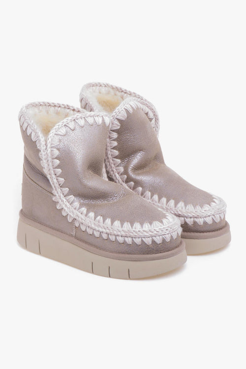 Stivaletto Eskimo 18 Bounce in pelle cracked laminata - 2