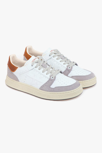 Sneaker Quinn in pelle e camoscio - 2