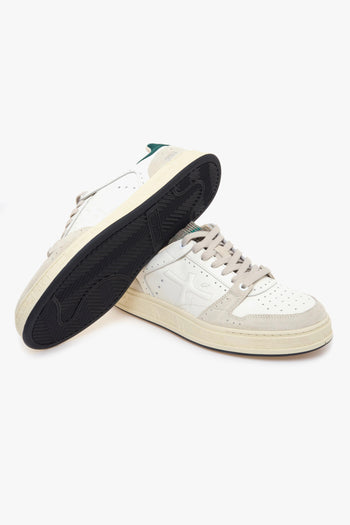 Sneaker Quinn in pelle e camoscio - 4