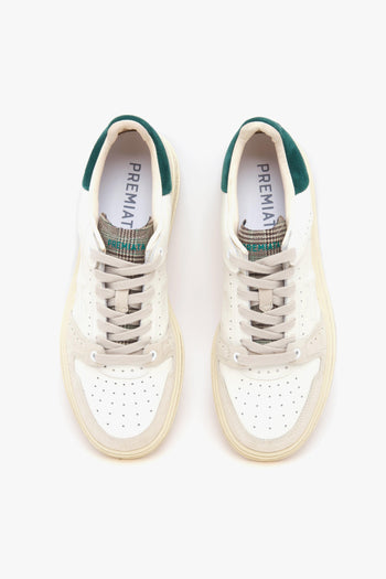 Sneaker Quinn in pelle e camoscio - 5