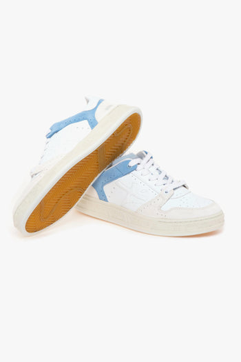 Sneaker Quinn in pelle e camoscio - 4