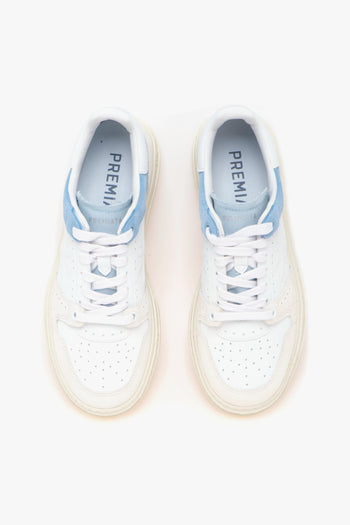 Sneaker Quinn in pelle e camoscio - 5