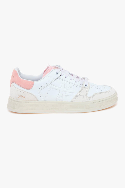 Sneaker Quinn in pelle e camoscio