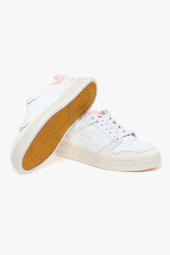 Sneaker Quinn in pelle e camoscio - 4