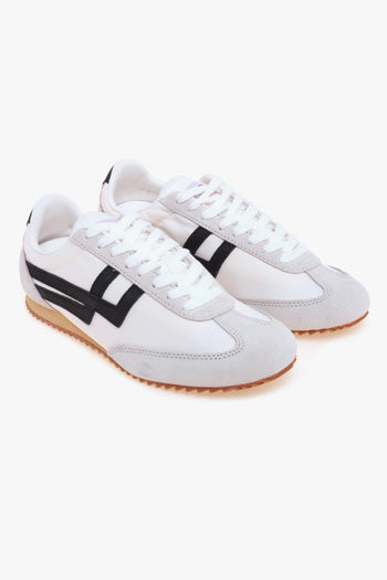 Sneaker Racer 77 in camoscio e nylon - 2
