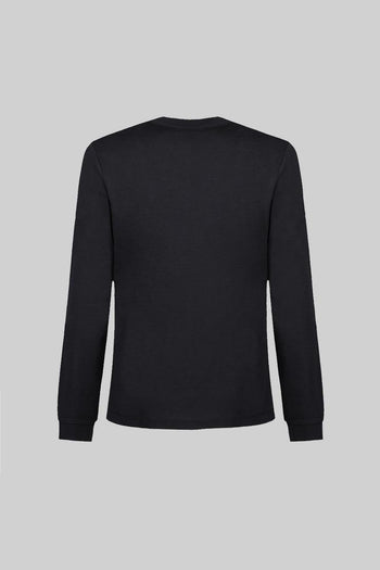 T-shirt manica lunga in cotone - 3