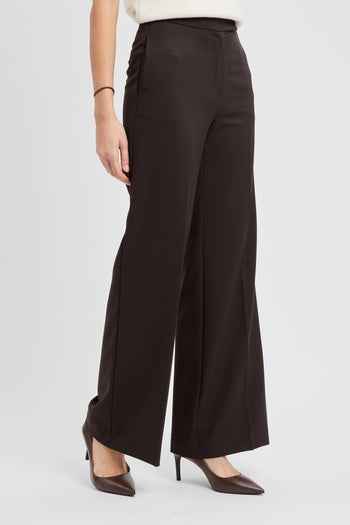 Pantalone a palazzo in poliviscosa - 3