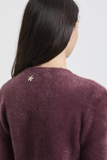 Maglia girocollo in ecopelliccia - 7