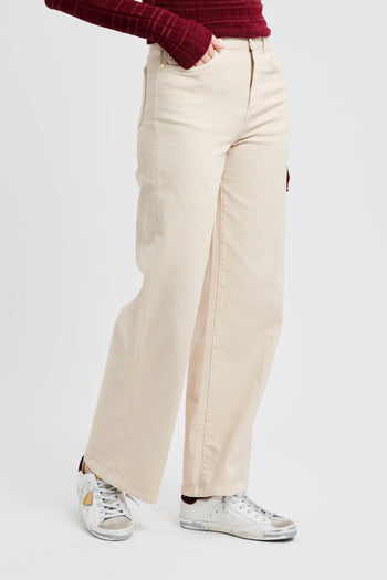 Pantalone 5 tasche in cotone - 5