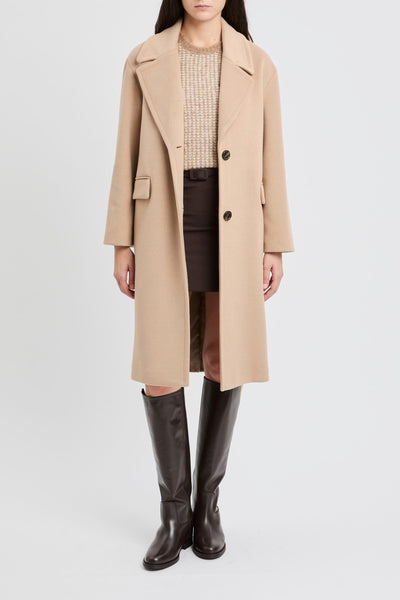 Cappotto lungo monopetto