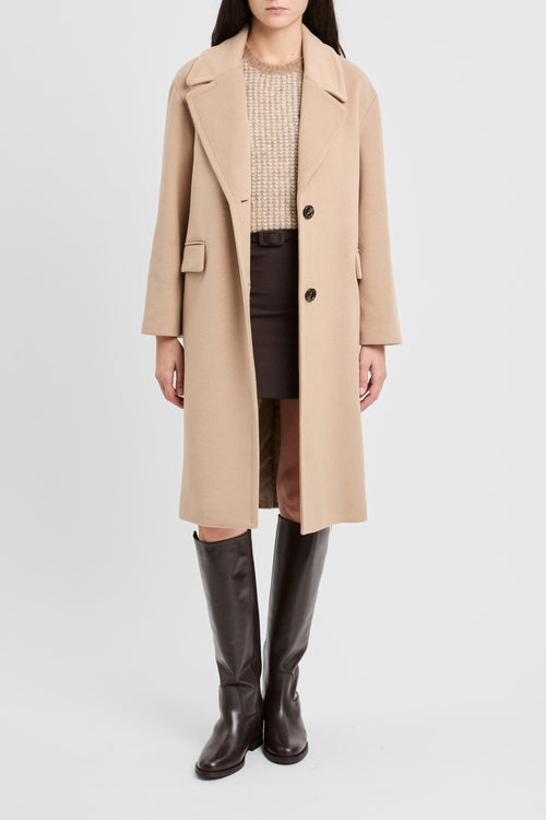 Cappotto lungo monopetto