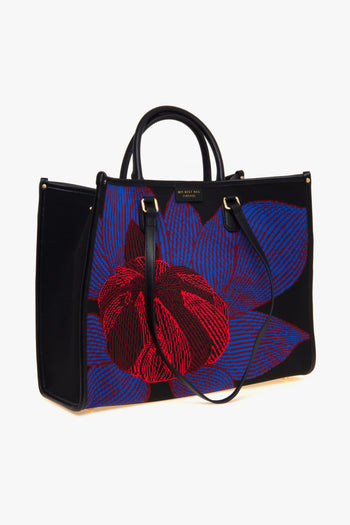 Borsa Atena-Biophilia in tessuto jaquard (misura grande) - 2