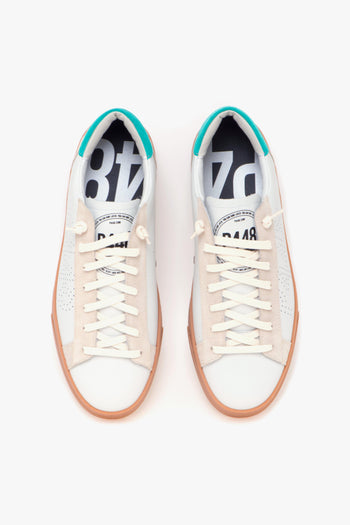 Sneaker Jack in pelle e camoscio - 5