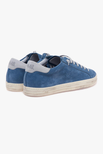 Sneaker John in pelle e camoscio - 3