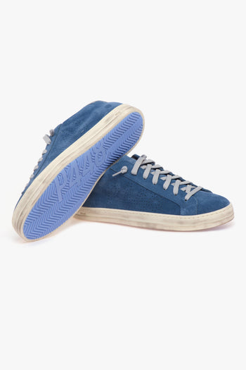 Sneaker John in pelle e camoscio - 4