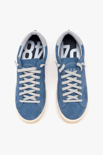 Sneaker John in pelle e camoscio - 5