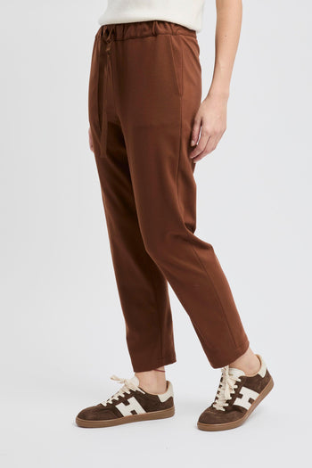 Pantalone Semicoutire "Buddy" in poliviscosa con coulisse - 2