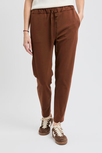 Pantalone Semicoutire "Buddy" in poliviscosa con coulisse - 3