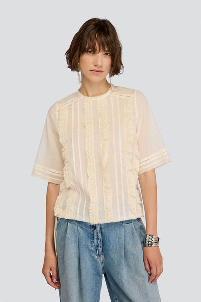 Blusa Amanda di in mussola di cotone