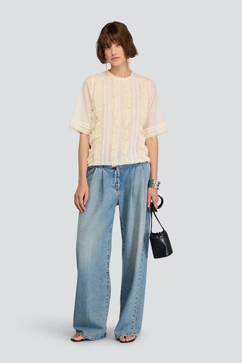 Blusa Amanda di in mussola di cotone - 2