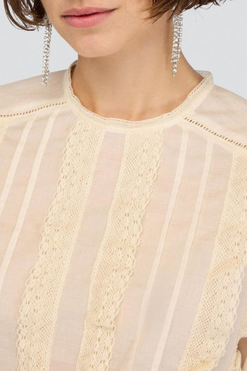 Blusa Amanda di in mussola di cotone - 4