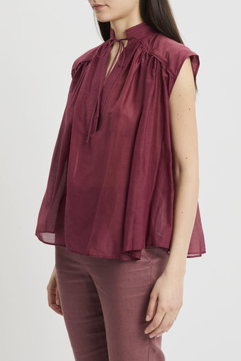 Blusa Rachel in mussola di miisto cotone - 2